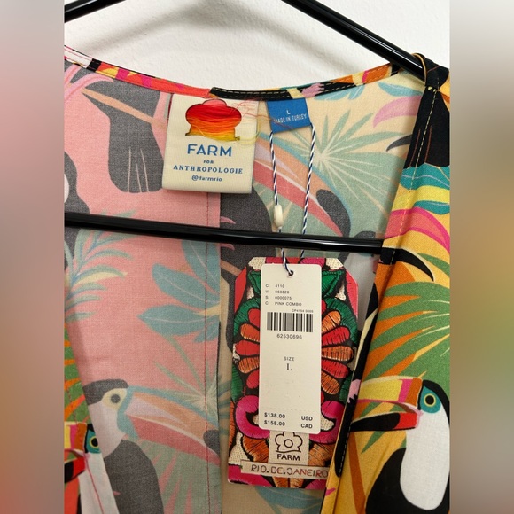 FARM Rio NWT Wrap Top - Picture 2 of 3